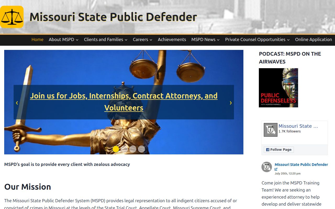 Pettis County criminal court case access through Missouri public defender services